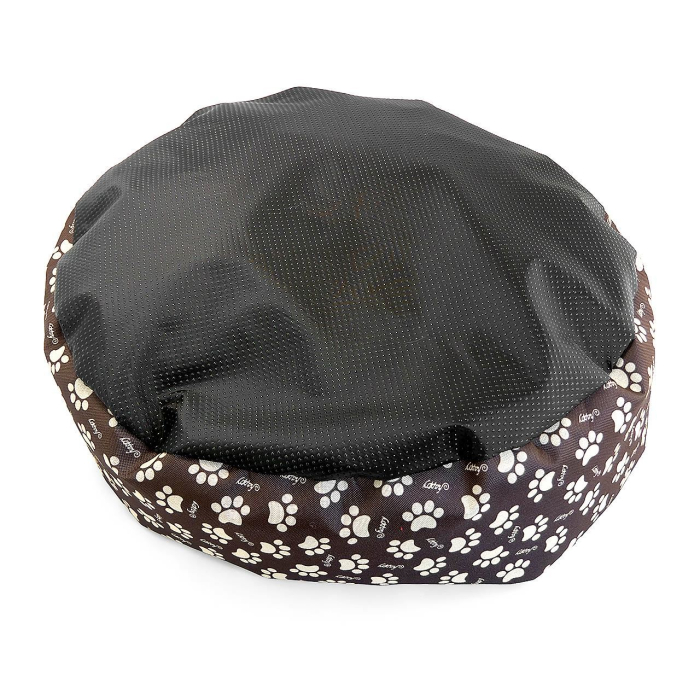 Culcus moale cu perna pentru caine pisica culoare negru impermeabil baza antiderapanta 50 cm – IoArtify.ro [3]