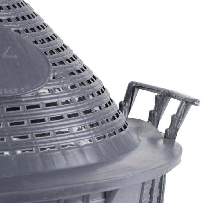 Damigeana din Sticla cu Capac Manere si Cos din Plastic Gura Larga 55 mm 34 Litri 570460 355 mm – IoArtify.ro [3]