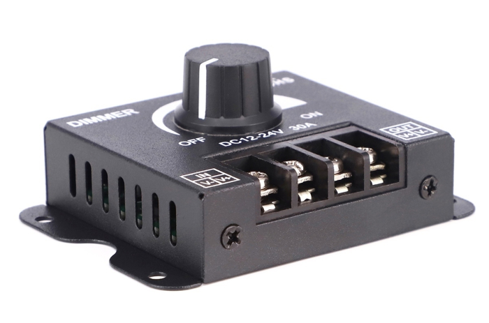 Dimmer LED cu reglaj manual 12V 24V 360W 720W 30A - IoArtify.ro [6]