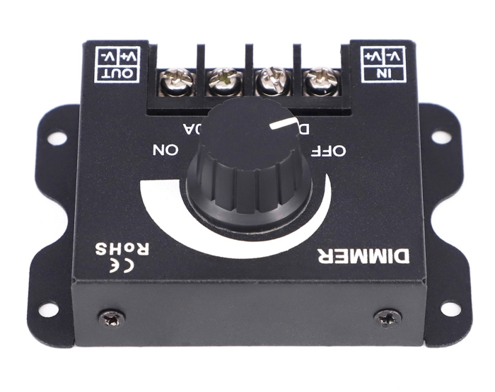 Dimmer LED cu reglaj manual 12V 24V 360W 720W 30A - IoArtify.ro [5]