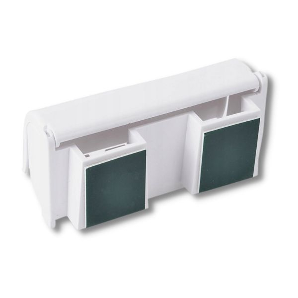 Dozator Pasta de Dinti si cu Suport pentru 5 Periute Auto-Adeziv Fixare pe Perete Alb Capacitate 250ml – IoArtify.ro [5]