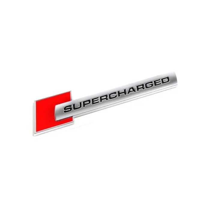 Emblema auto model SUPERCHARGED reliefata 3D dimensiune 10 x 1 cm – IoArtify.ro [2]