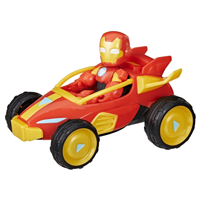Marvel Iron Man si Prietenii Sai Uimitori Set Vehicul si Figurina Iron Man cu lumini si sunete - IoArtify.ro [8]
