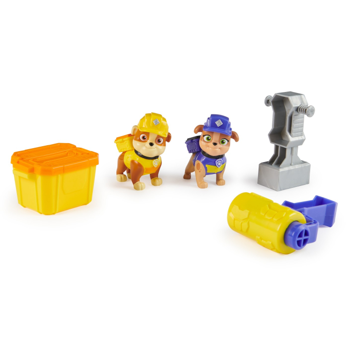 Patrula Catelusilor Echipa Rubble Set 2 Figurine Rubble si Mix cu 10 cm înălțime - IoArtify.ro [2]