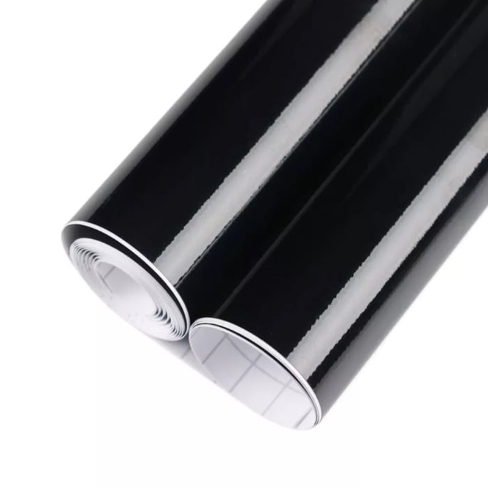 Folie auto pentru colantare integrala Termoplastica cu tehnologie BUBBLE FREE culoare Negru finisaj Lucios dimensiune 3 0m x 1 52m – IoArtify ro [2]