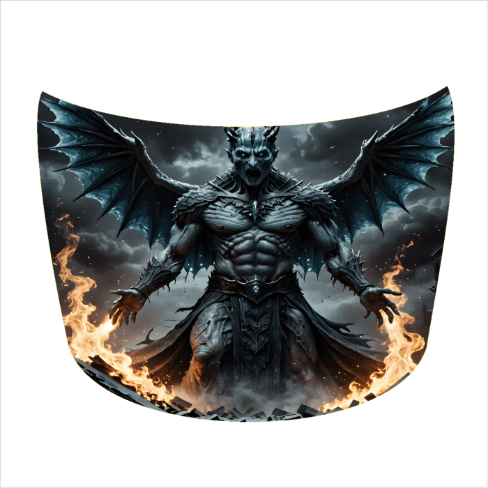 Folie Capota Auto Hood Art rezistenta la exterior marime M 165 x 120 cm - IoArtify.ro [3]