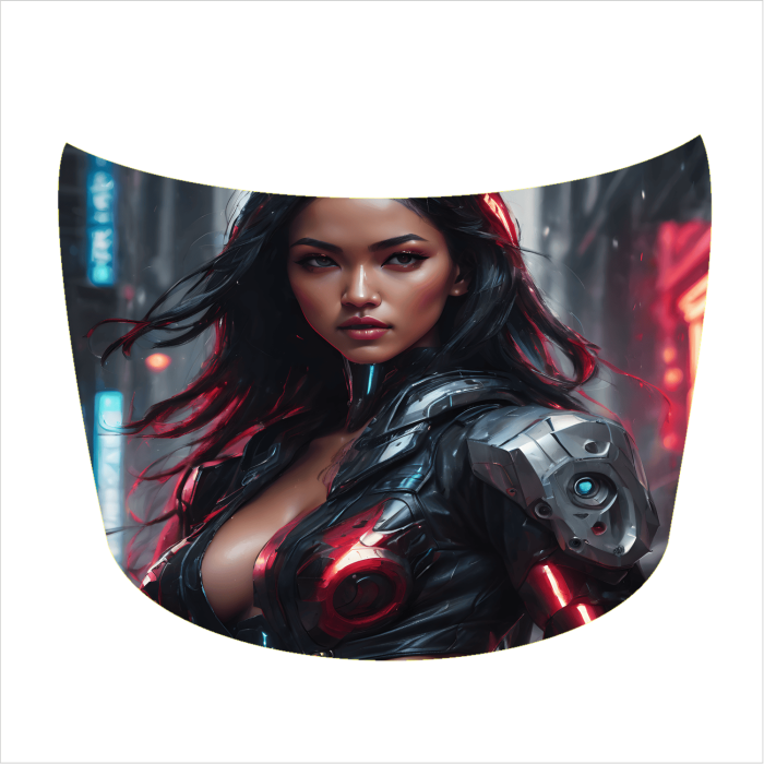 Folie Capota Auto Hood Art rezistenta la exterior marime S 150 x 110 cm - IoArtify.ro [3]