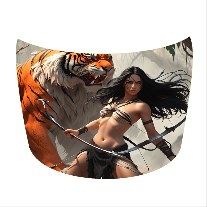 Folie Capota Auto Hood Art rezistenta la exterior marime S 150 x 110 cm - IoArtify.ro [3]