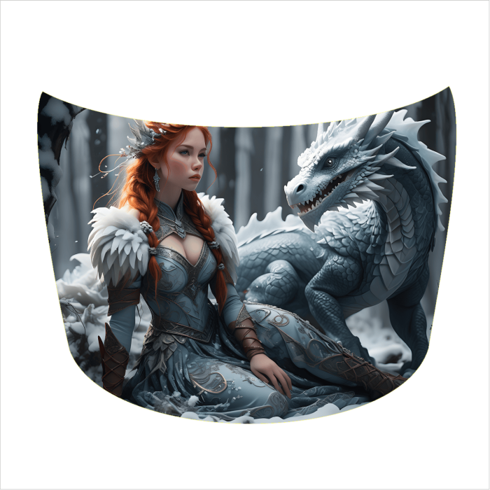 Folie Capota Auto Hood Art rezistenta la exterior dimensiune 150 x 110 cm marime S - IoArtify.ro [3]