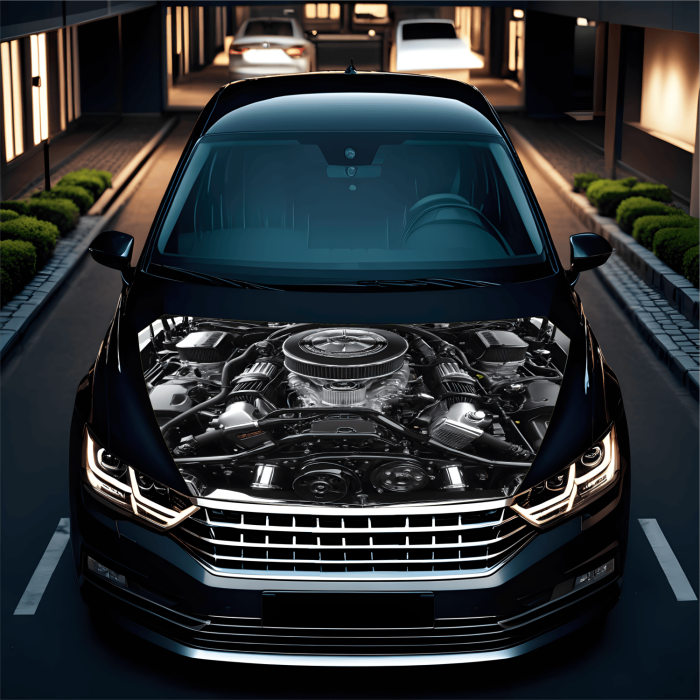 Folie Capota Auto Hood Art rezistenta la exterior marime S 150 x 110cm – IoArtify.ro [2]