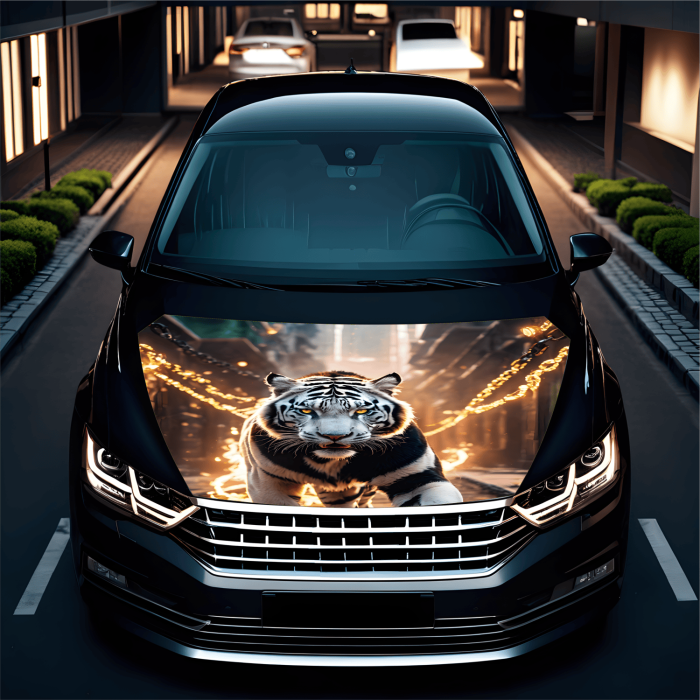 Folie Capota Auto Hood Art rezistenta la exterior marime S 150 x 110cm - IoArtify.ro [2]