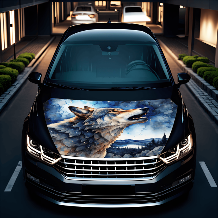 Folie Capota Auto Hood Art rezistenta la exterior marime S 150 x 110cm - IoArtify.ro [2]