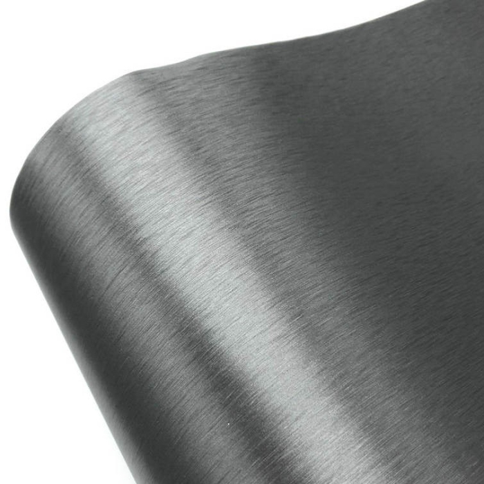 Folie colantare auto Aluminiu Polisat Antracit 1 metru pe 1,52 metri - IoArtify.ro [4]
