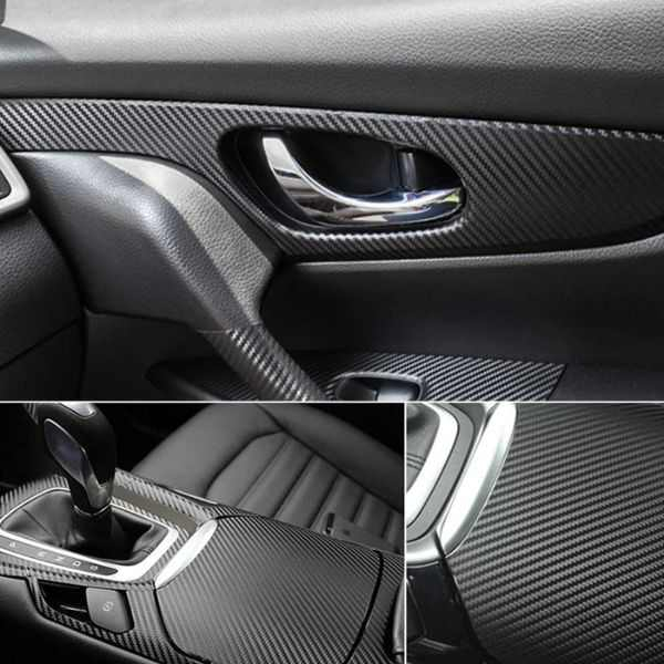 Folie Colantare pentru Auto sau Moto Model Fibra Cardon 3D Latime 1.27 m Rezistenta UV Negru – IoArtify.ro [9]