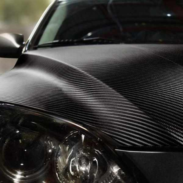 Folie Colantare pentru Auto sau Moto Model Fibra Cardon 3D Latime 1.27 m Rezistenta UV Negru – IoArtify.ro [7]