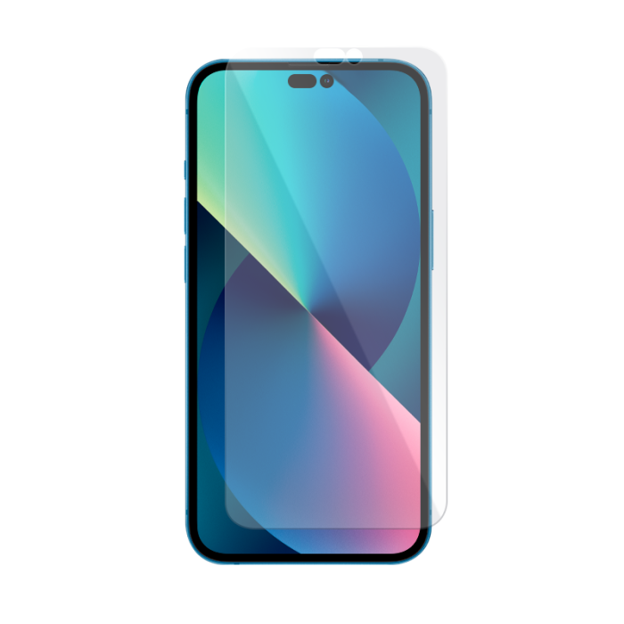 Folie de Protectie cu Margini Rontunjite pentru Iphone 14 Pro Grosime 0.3 mm din sticla 9H - IoArtify.ro [2]