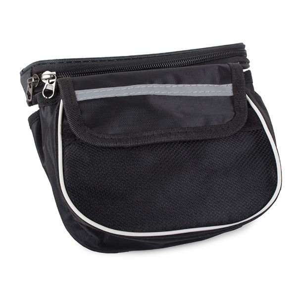 Geanta Depozitare cu 3 Compartimente si 2 Buzunare Rezistenta la Apa Montare pe Cadrul Bicicletei Velcro Negru Capacitate Mare – IoArtify.ro [9]