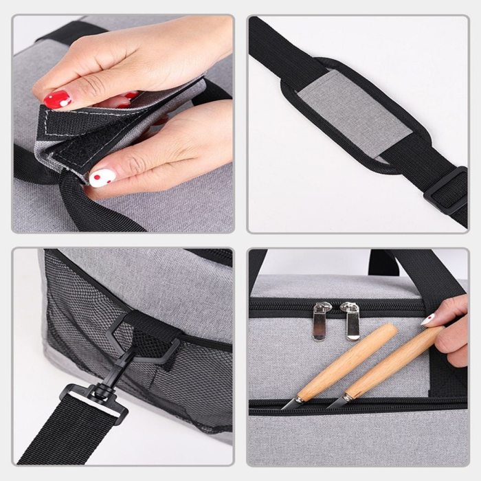 Geanta termoizolanta pentru picnic sau plaja capacitate 16 litri culoare Gri – IoArtify.ro [4]