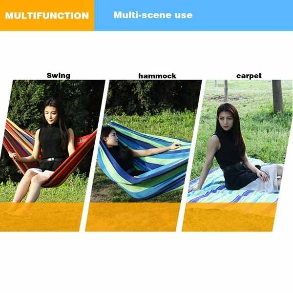 Hamac de Gradina cu Suport de Lemn Anti-Incalcire 280 x 80 cm – IoArtify.ro [5]