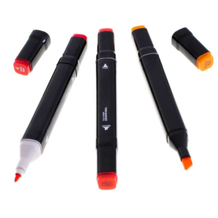 Hartie Autoadeziva si Decupabila pentru Desenat si Colorat Model Masini cu 48 Markere cu 2 Capete si Geanta de Depozitare – IoArtify.ro [7]