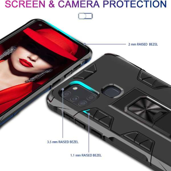 Husa Antisoc Magnetica Premium Forcell Defender cu Suport Telefon pentru Iphone 12 Mini Neagra rezistenta la socuri si magnetica - IoArtify.ro [3]