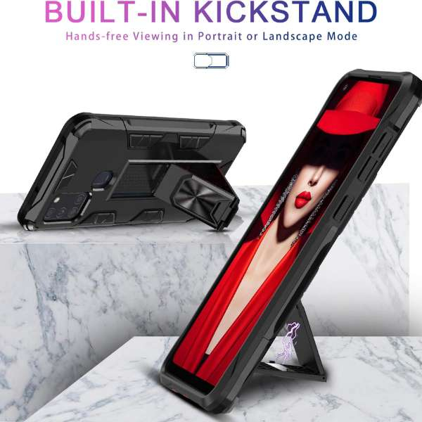 Husa Antisoc Magnetica Premium Forcell Defender cu Suport Telefon pentru Iphone 12 Mini Neagra rezistenta la socuri si magnetica - IoArtify.ro [2]