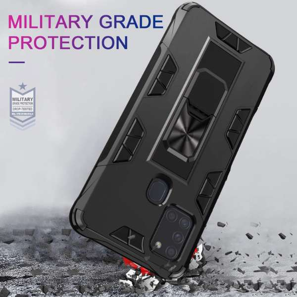 Husa Antisoc Magnetica Premium Forcell Defender cu Suport Telefon pentru Iphone 12 Mini Neagra rezistenta la socuri si magnetica - IoArtify.ro [6]