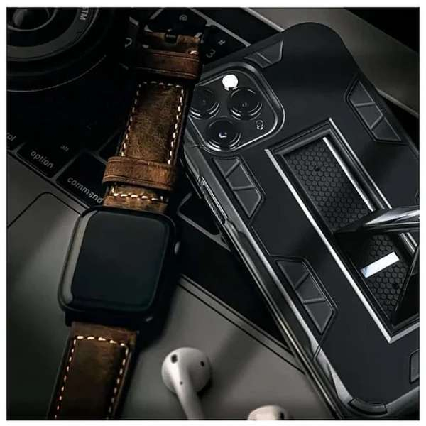 Husa Antisoc Magnetica Premium Forcell Defender cu Suport Telefon pentru Iphone 12 Mini Neagra rezistenta la socuri si magnetica - IoArtify.ro [9]