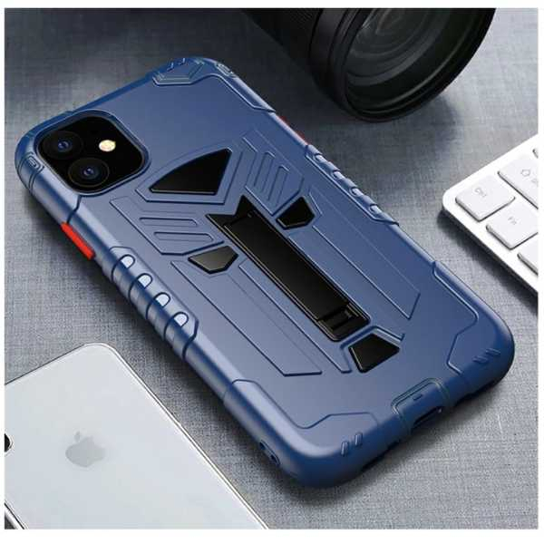 Husa de Protectie pentru Samsung A20E HardCase cu Suport Telefon Albastru Rezistenta la Zgarieturi - IoArtify.ro [2]