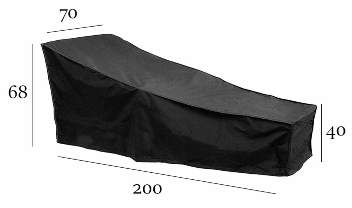 Husa impermeabila pentru sezlong gradina 200 x 70 cm rezistenta la apa - IoArtify.ro [3]