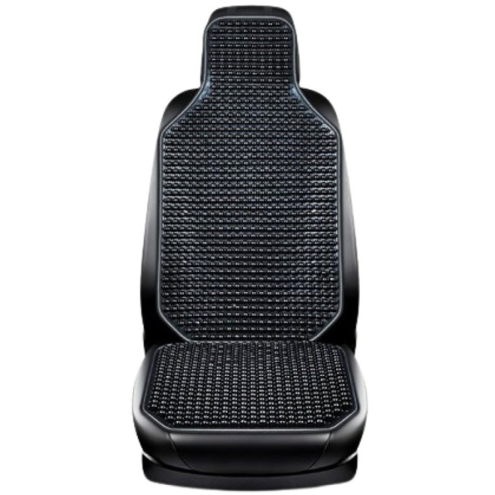 Husa Premium pentru scaun auto cu bile de masaj din lemn dimensiune 122 x 42 cm culoare Negru - IoArtify.ro [2]