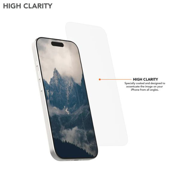 Husa si Folie Protectie pentru iPhone 16 TPU Transparenta cu Margine Neagra si Protectie Camera MagSafe Anti-Galbenire - IoArtify.ro [6]