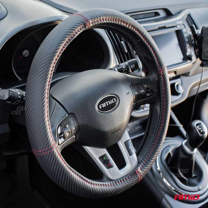 Husa volan Carbon Look SWC-38-M dimensiune 37-39 cm – IoArtify.ro [4]