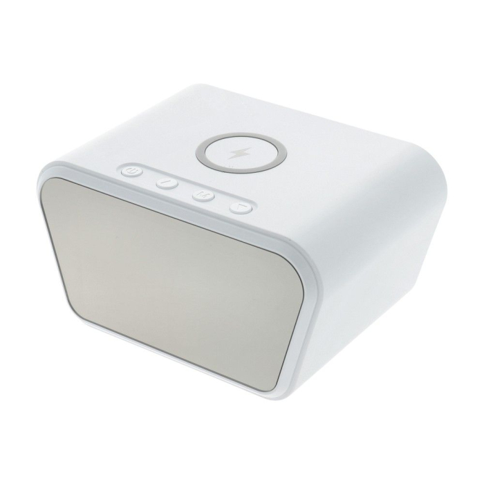 Incarcator Wireless Fast Charging 15W cu Ceas Digital si Termometru incorporat 11 x 8 x 6.5 cm Alb - IoArtify.ro [4]