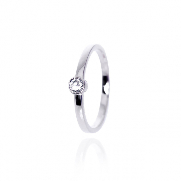 Inel Celeste din Aur 14K cu Diamant, Rubin, Safir sau Smarald – Eleganță Clasică și Personalizare Unică [2]