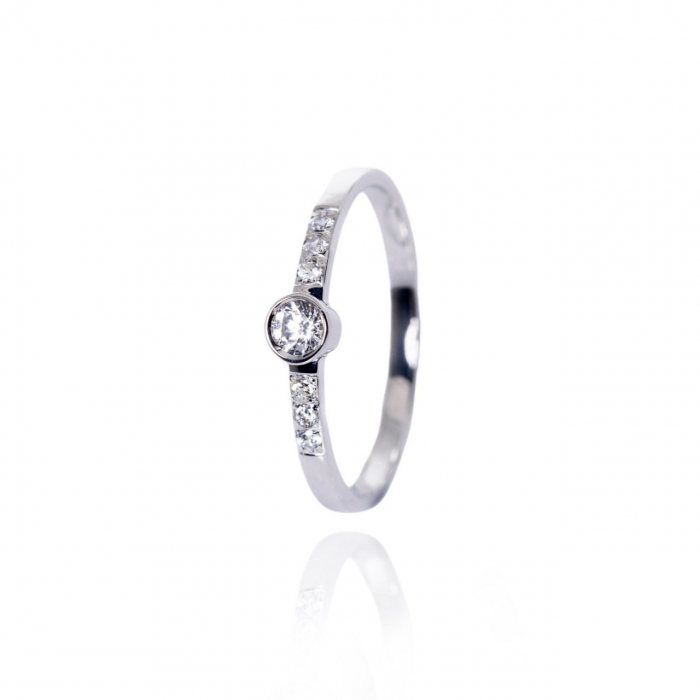 Inel Celestial din AUR 14K cu Diamant – Eleganță, Personalizare și Strălucire Unică [2]