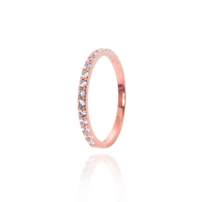 Inel Eternity Moment din AUR 14K cu Diamant – Eleganță Atemporală și Personalizare Unică [3]