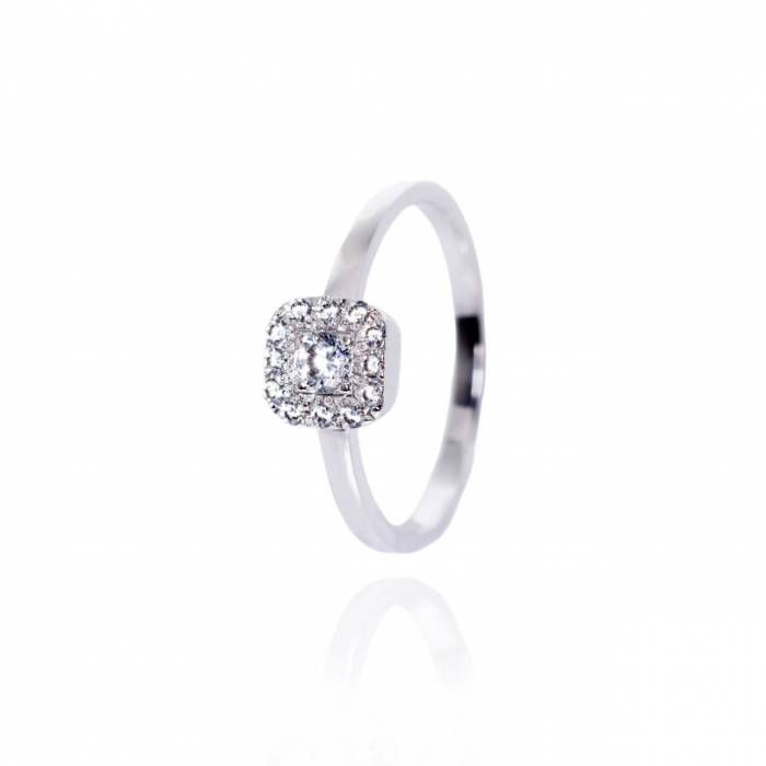 Inel Grace din AUR 14K cu Diamant – Eleganță Clasică și Personalizare Lux [2]