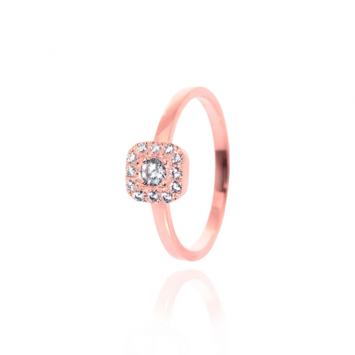 Inel Grace din AUR 14K cu Diamant – Eleganță Clasică și Personalizare Lux [3]
