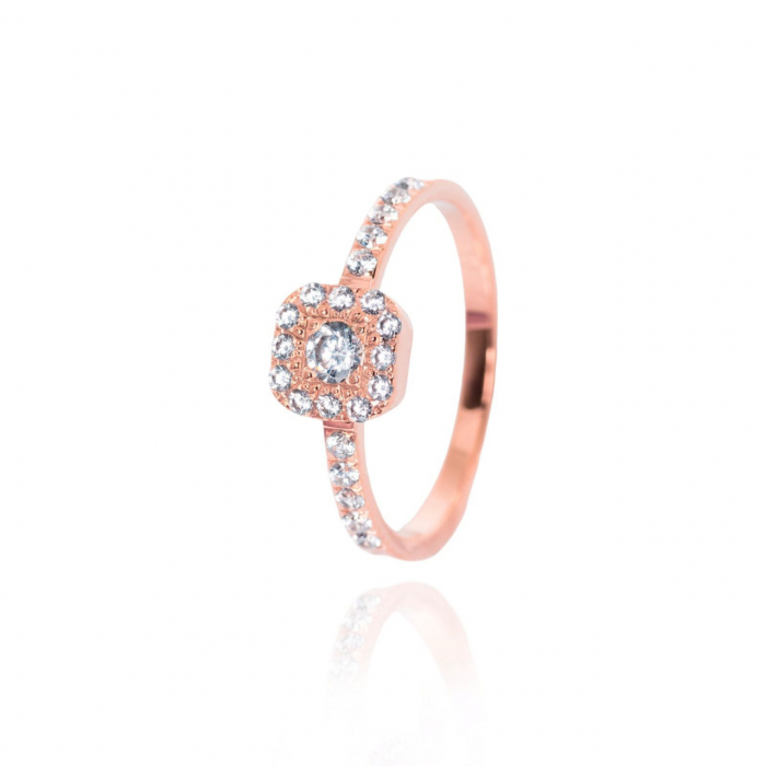 Inel Gracefull din AUR 14K cu Diamant – Eleganță, Rafinament și Personalizare pentru Momente Speciale [3]