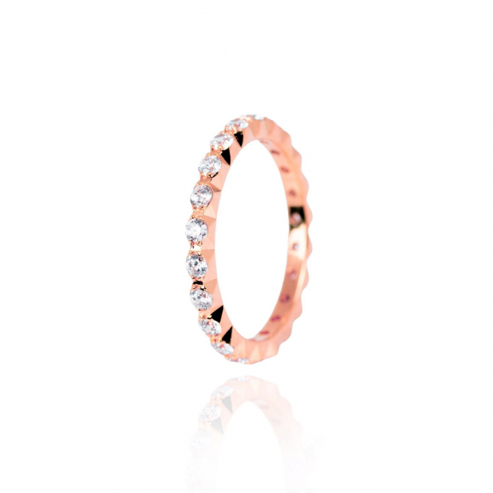 Inel Luxury Tennis din AUR 14K cu diamant [3]