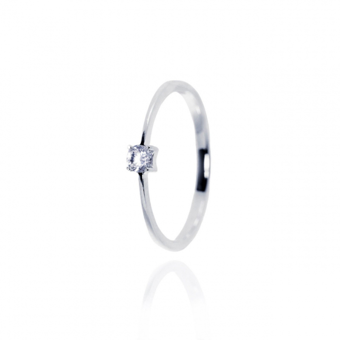 Inel Majestic din AUR 14K cu Diamant – Eleganță și Rafinament pentru Momente Speciale [2]