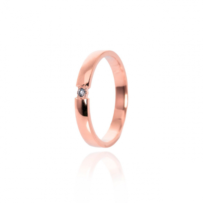 Inel din Aur 14K cu Diamant – Eleganță și Rafinament pentru Momente Speciale [3]