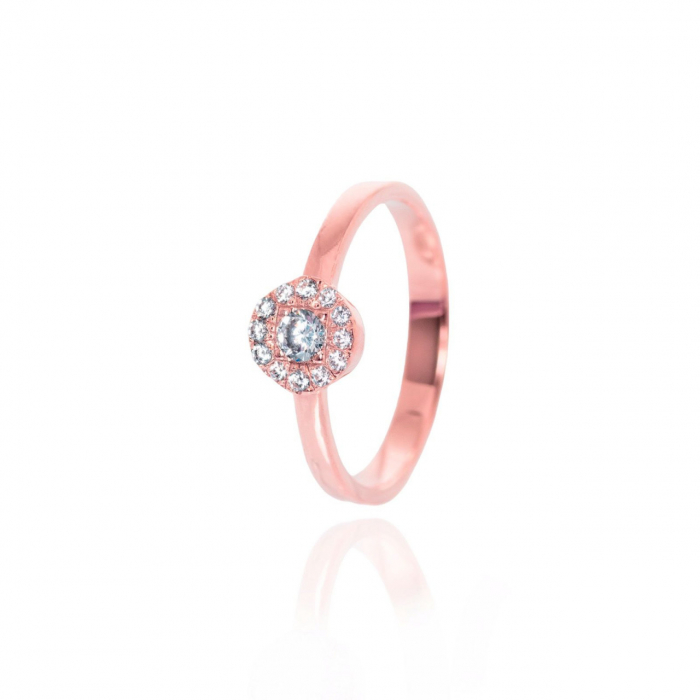 Inel Royal din AUR 14K cu diamant [3]