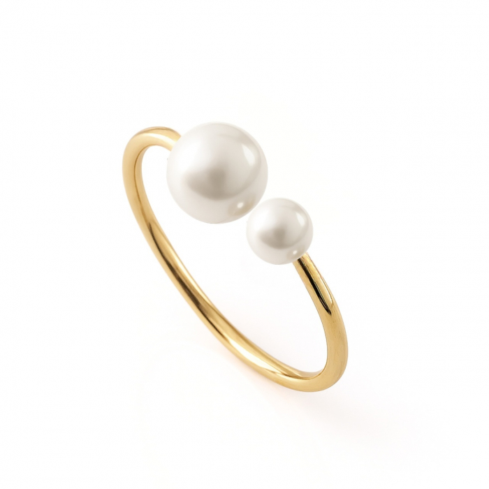 Inel Simply Pearls din AUR 14K cu Perle de Cultură – Eleganță și Raffinament în Fiecare Detaliu [1]