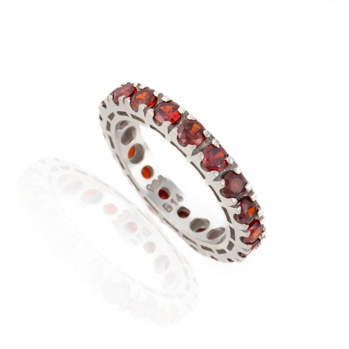 Inel Tennis din Argint 925, Eleganță Subtilă și Personalizare, 3.25g, Design Modern și Versatil [4]