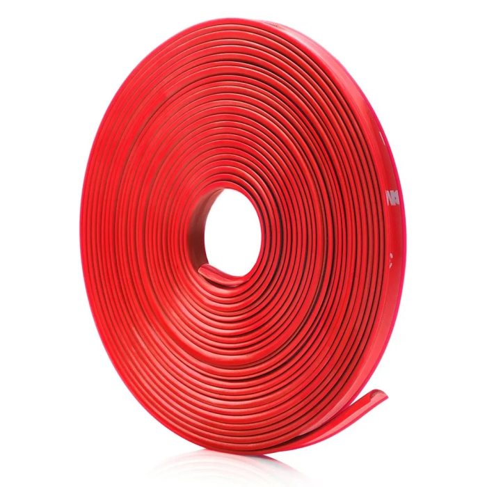 Inele de protectie si decor jante adezive din plastic flexibil rosu rezistenta la UV - IoArtify.ro [2]