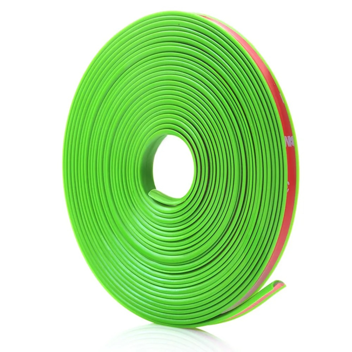 Inele de protectie si decor jante adezive din plastic flexibil verde rezistente la uzura - IoArtify.ro [2]