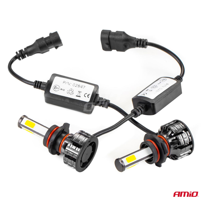 Instalatie LED COB 2Side AMiO compatibil HB4 cu luminozitate 6000 lumeni destinat competitiilor auto sau off road - IoArtify.ro [8]