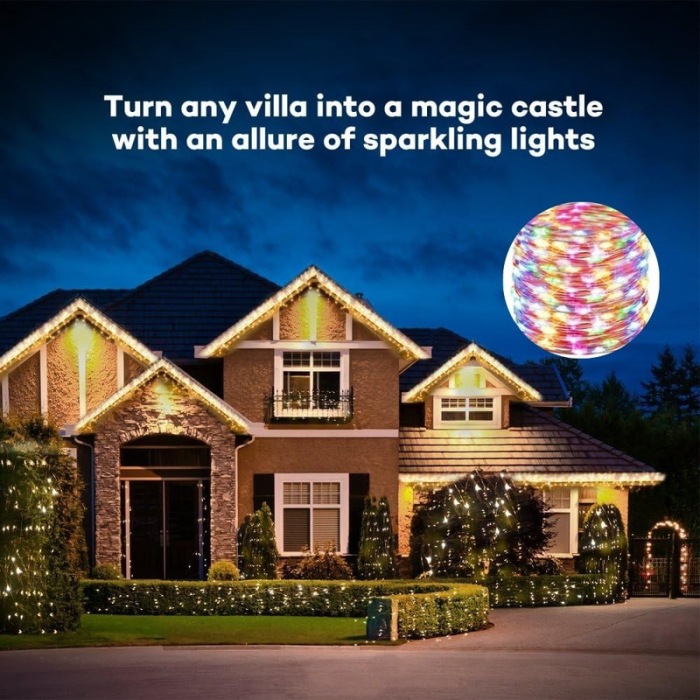 Instalatie luminoasa de Craciun cu Telecomanda si Temporizator 300 LED-uri Alimentare USB 30 m Multicolor – IoArtify.ro [3]